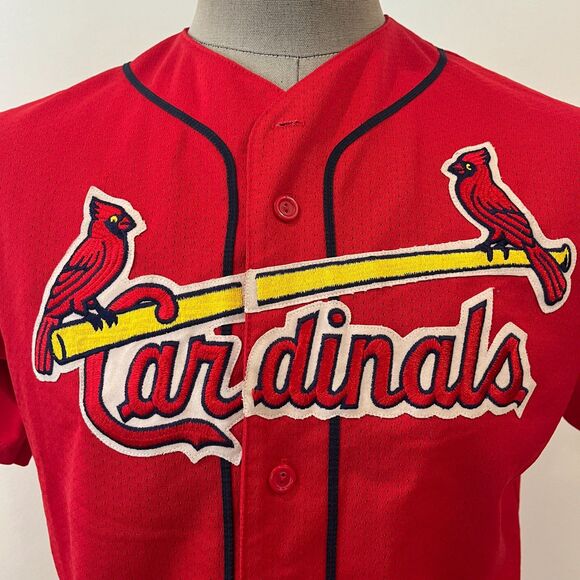 Majestic St. Louis Cardinals Red Jersey Mark McGwire #25 Baseball Vintage - Picture 4 of 6